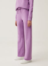 Ovs Straight-Fit Plush Joggers With Drawstring